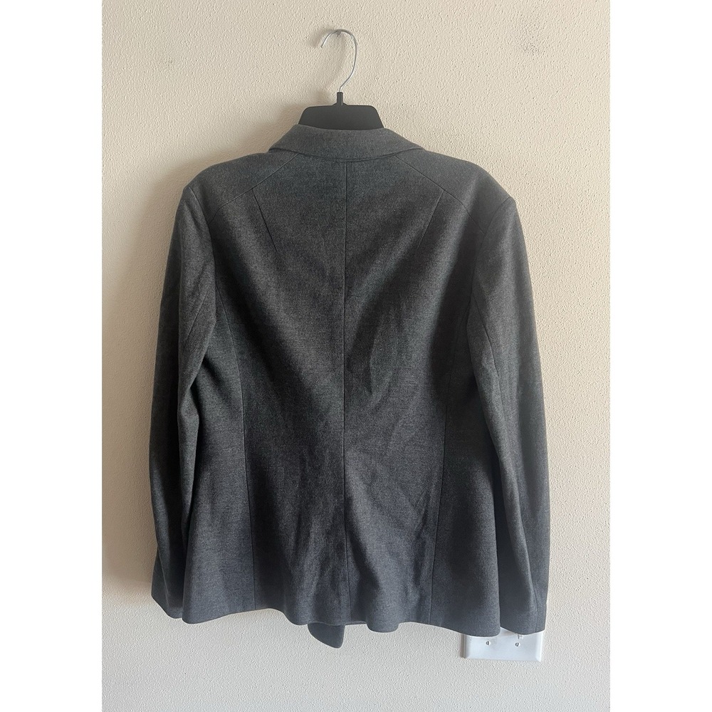 Rag & Bone Leon Double-Breasted Wool Flannel Blazer In Gray Size 10 Neutral Work - Picture 9 of 9